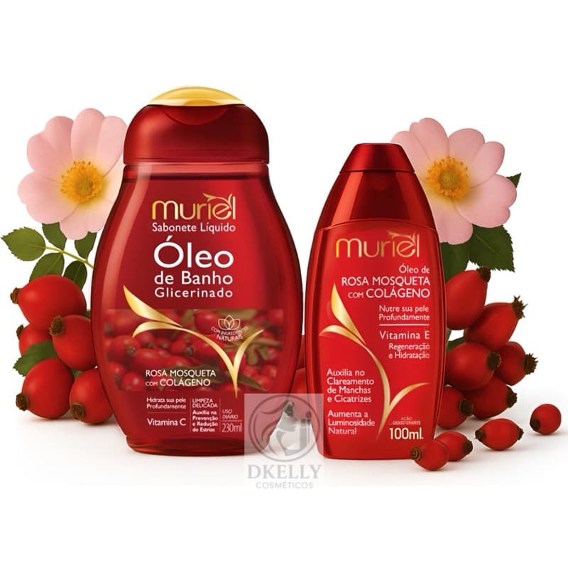 Kit Muriel Sabonete Líquido  230ml + Óleo Corporal 100ml