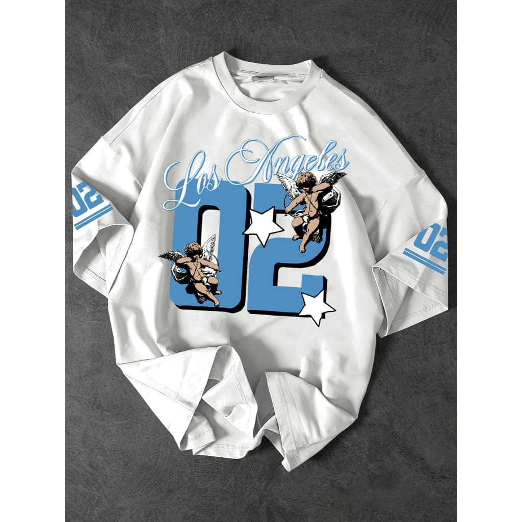 Camiseta Oversized Vintage | Envio Imediato | Casual Streetwear/treino/largo/100% algodão 02