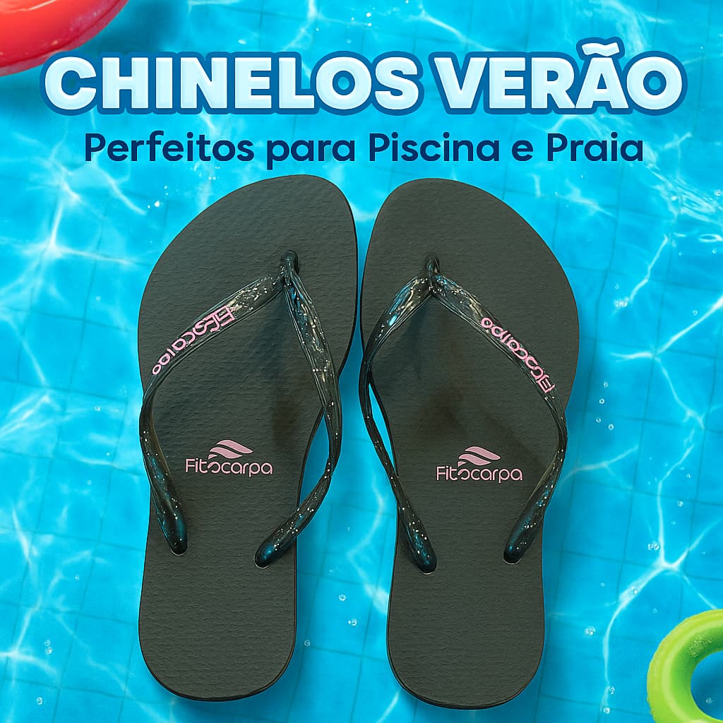 Chinelo Feminino Verão Casual Confortável Leve Estiloso Dia a Dia Passeio