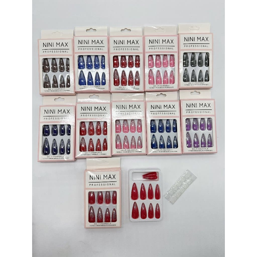 KIT 12/24/36 Pontas de unhas autoadesivas