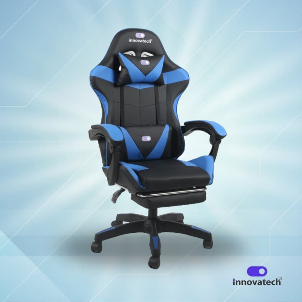 Innovatech Cadeira Gamer  Ergonômica Com Apoio Para Os Pés