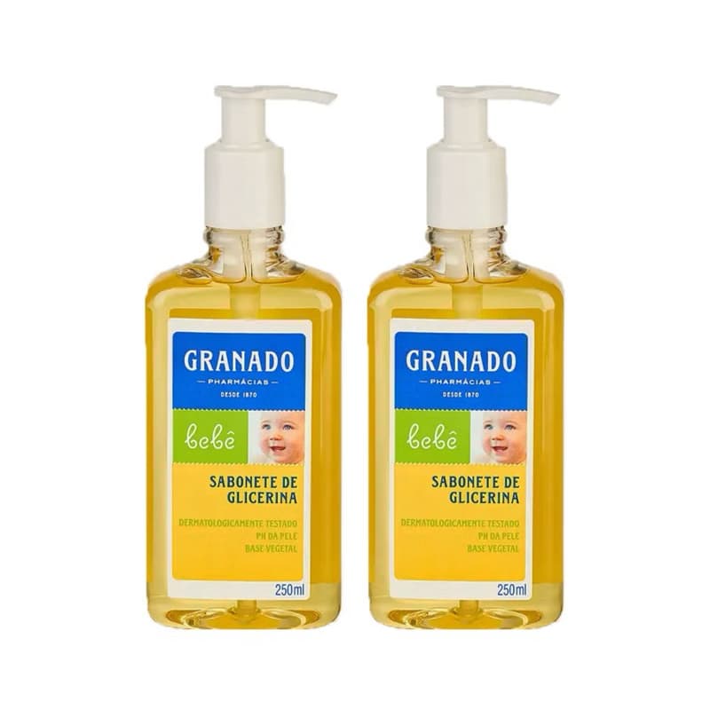 kit 02 Granado Sabonete Líquido Glicerinado Bebê 250ml
