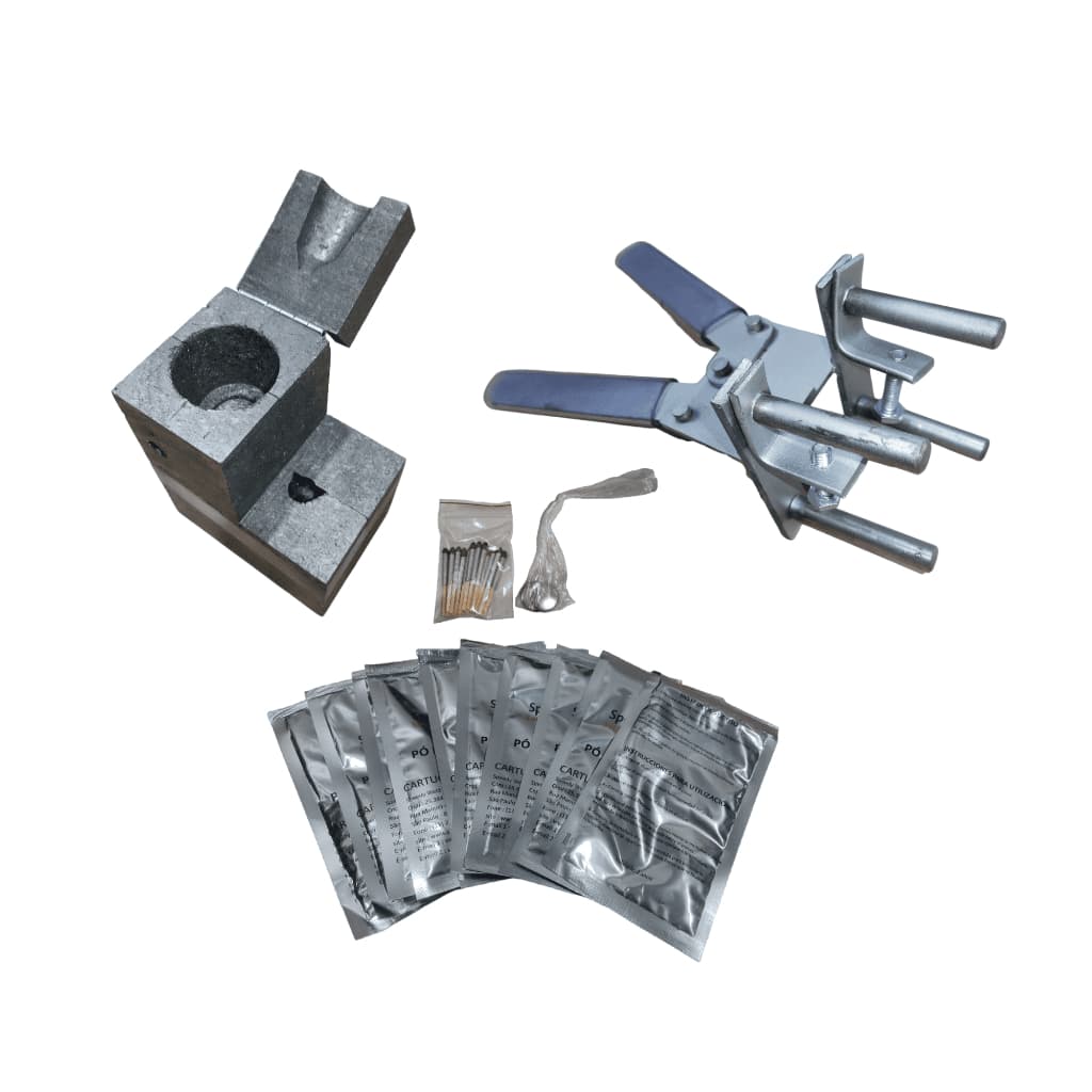 KIT SOLDA EXOTÉRMICA MOLDE HCL 5/8 50MM² + ACESSÓRIOS
