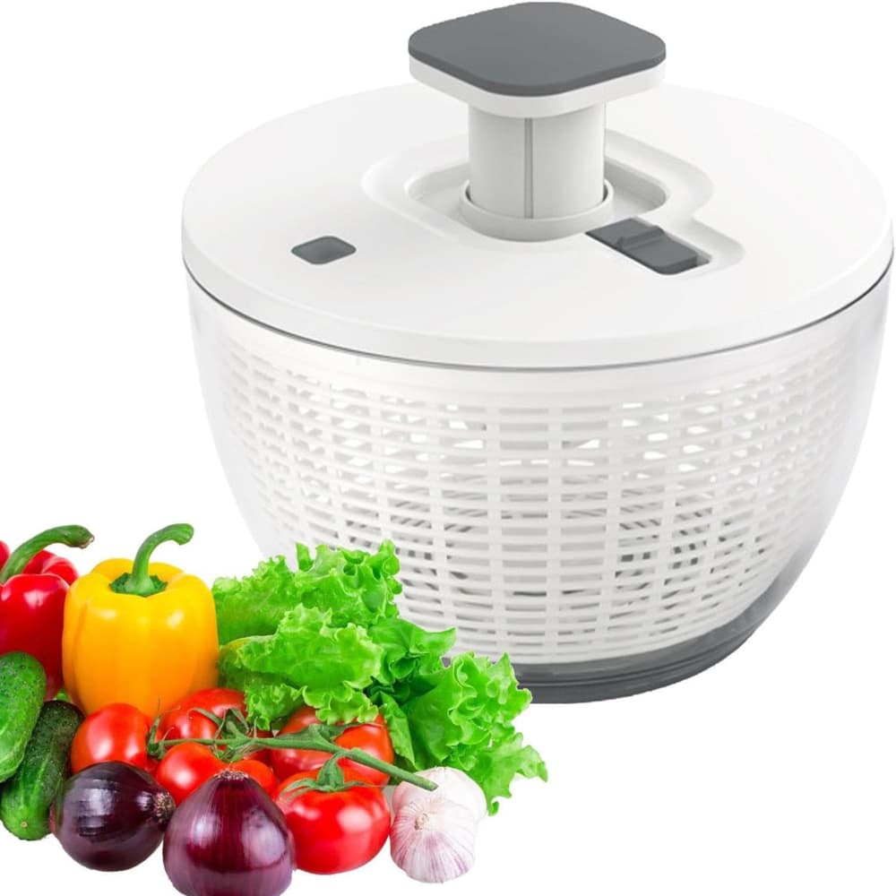 Centrifuga De Salada Folhas Simples Usar Branco