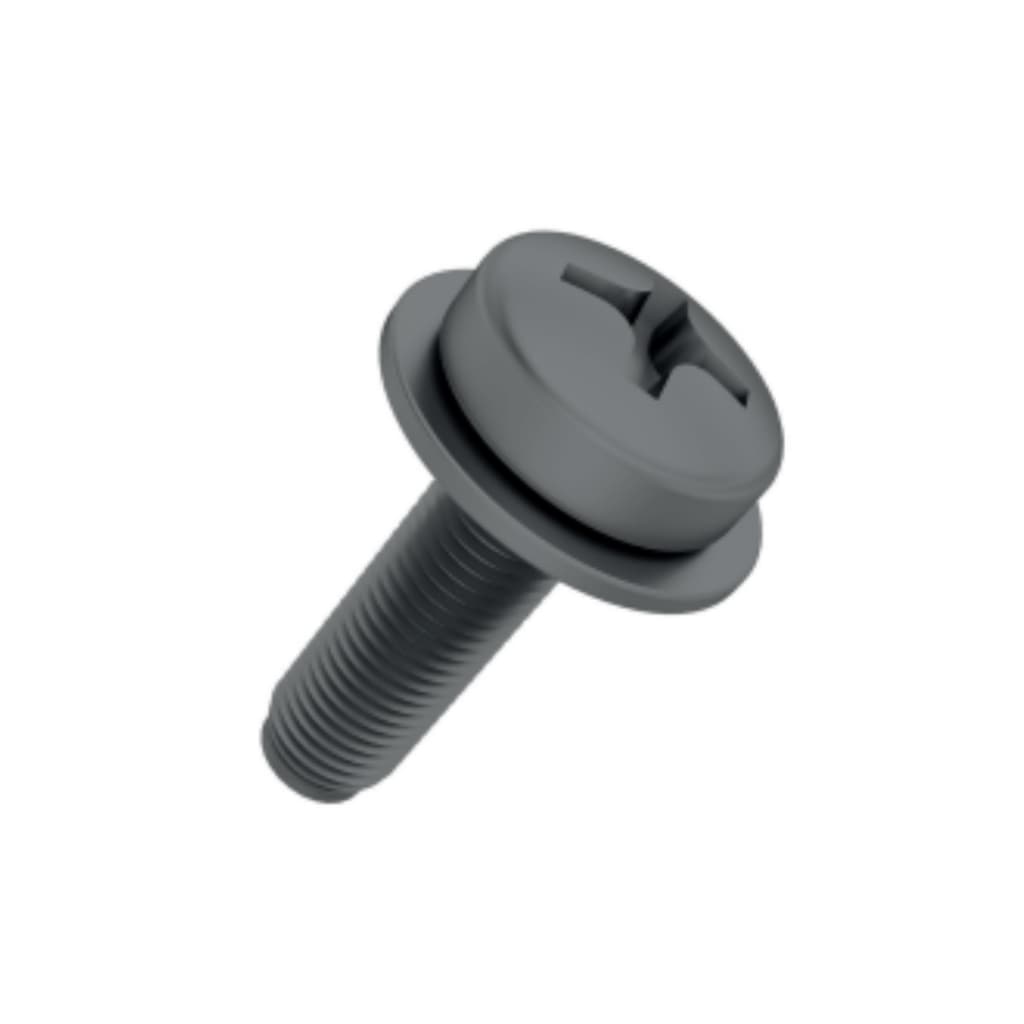 Kit Parafuso + Arruela M6 Philips Defletor Inferior Radiador Parabarro Para-choque Proteções Spoiler