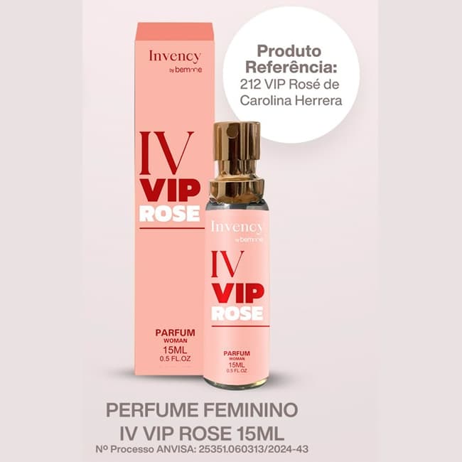 Invency IV Vip Rose Parfum Woman 15ML