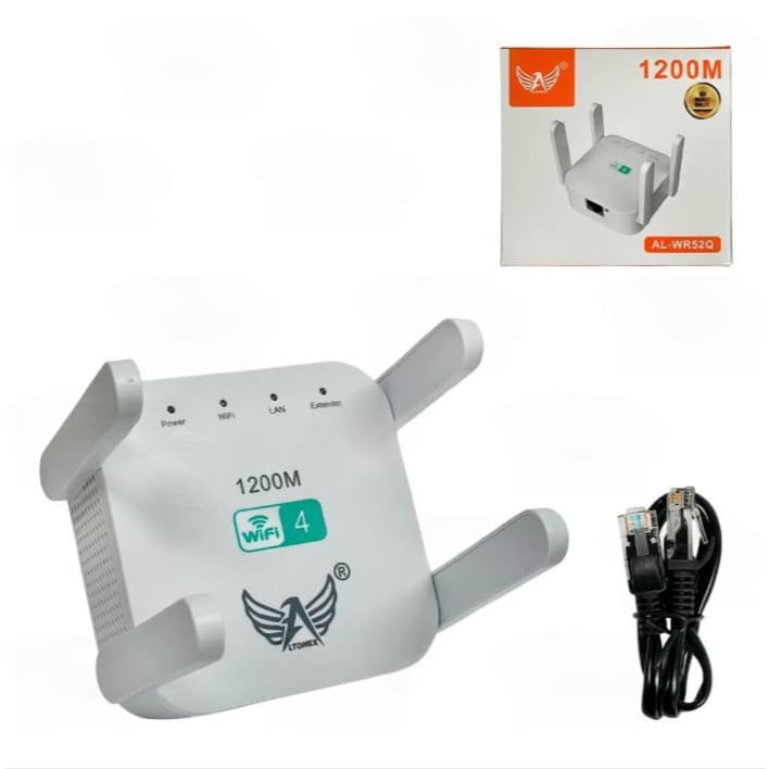 Repetidor de Sinal Wifi AL-WR52Q: Chega de Sinal Fraco! O Extensor Wi-Fi 1200M que Bate Recordes.