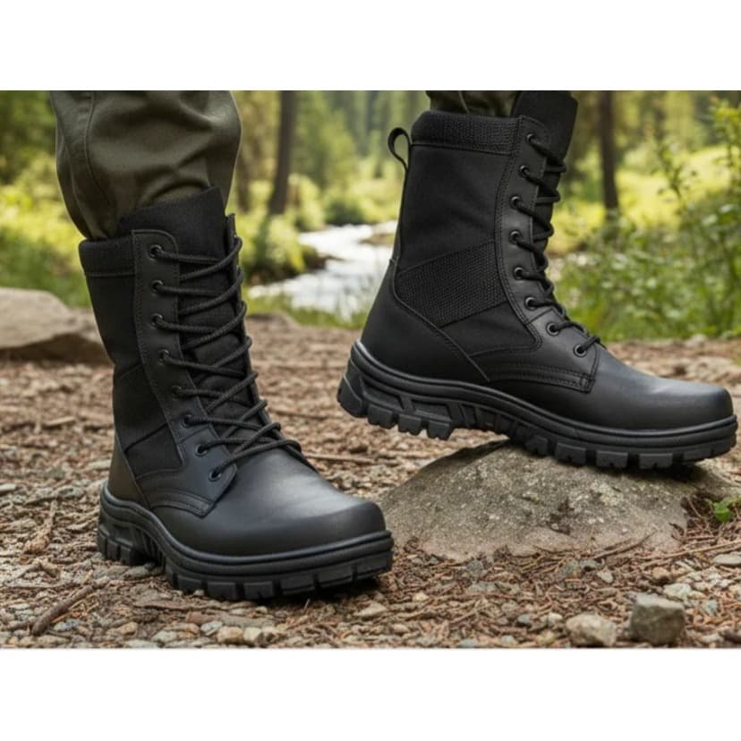 Bota Tática Exército  Coturno Militar Marca Marotto Solado Costurado Reforçado