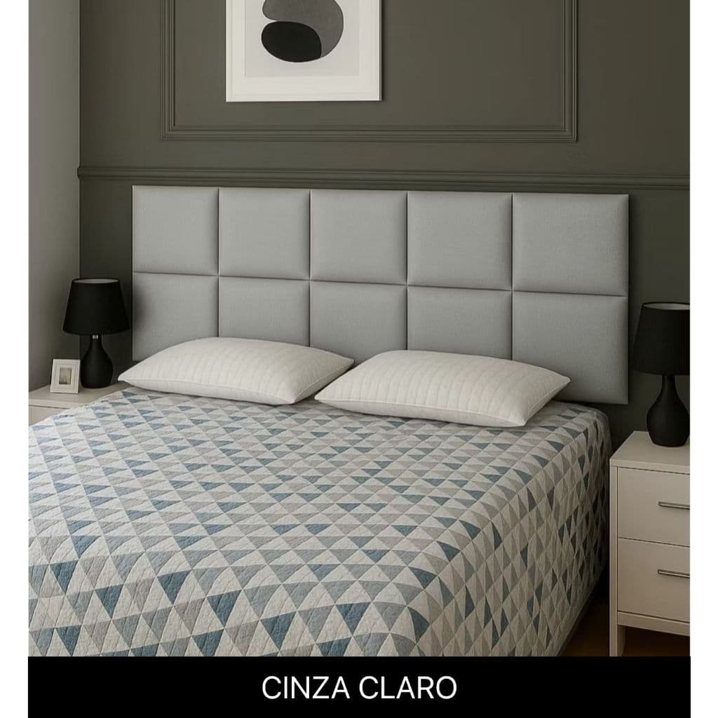 KIT CABECEIRA DE CAMA MODULAR 40X30, QUARTO-ENVIO IMEDIATO