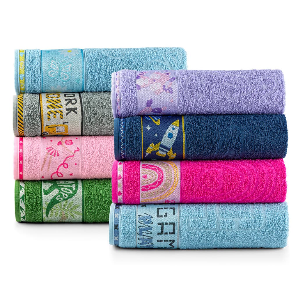 Toalha De Banho Infantil Minimi Kids75cm x 1,15m Menino e Menina Macia 100% Algodão