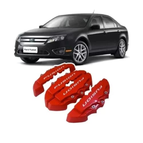 Kit 4 Capas Pinça Freio Compatível Fusion Com Cola Inclusa Envio Hoje