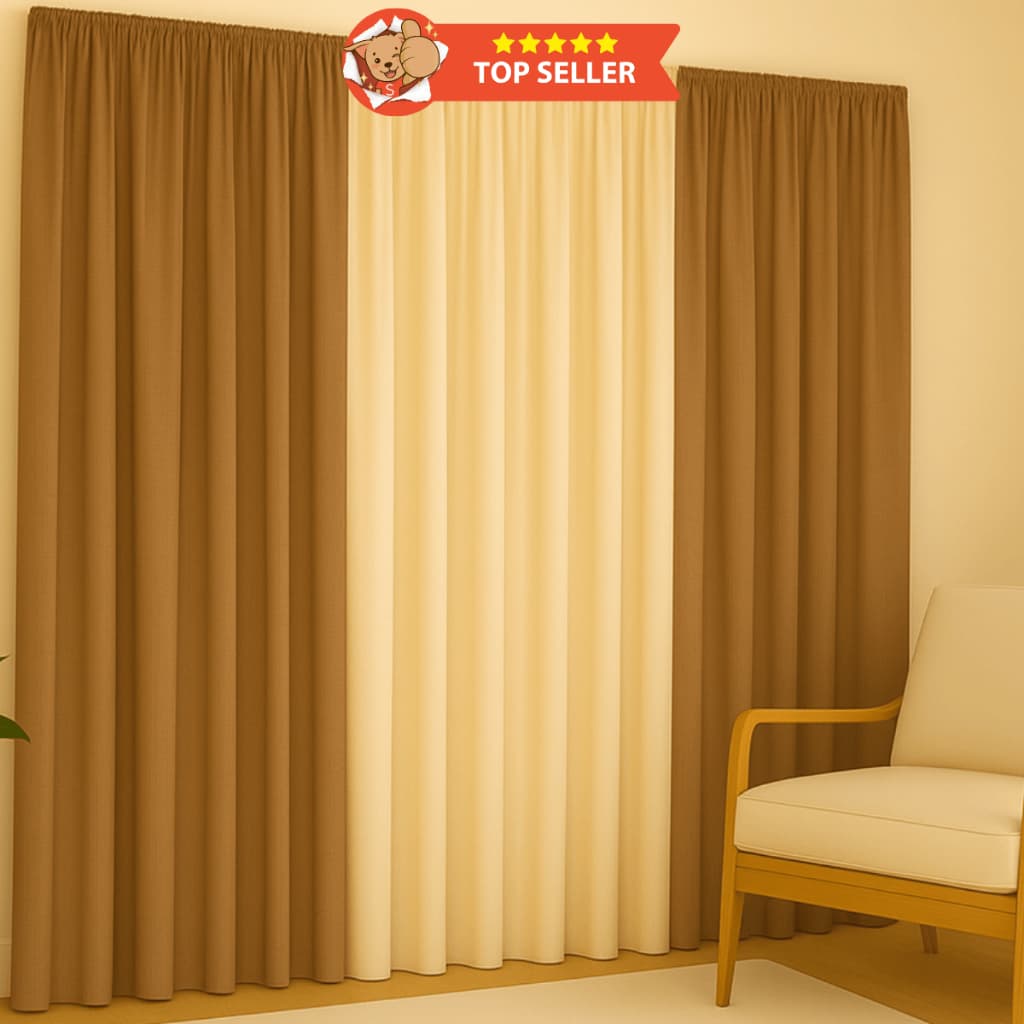Cortina Versátil 3,00X2,80  Sala Quarto Escritório Decoração Estilo Conforto Elegante Sofisticado