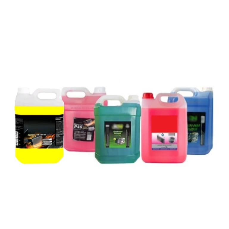 FLUIDO PARA RADIADOR 5L ROSA AZUL LARANJA VERDE E AMARELO