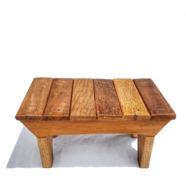 Banqueta Banquinho De Madeira Rústica Melhor Preço Direto Da Fabrica