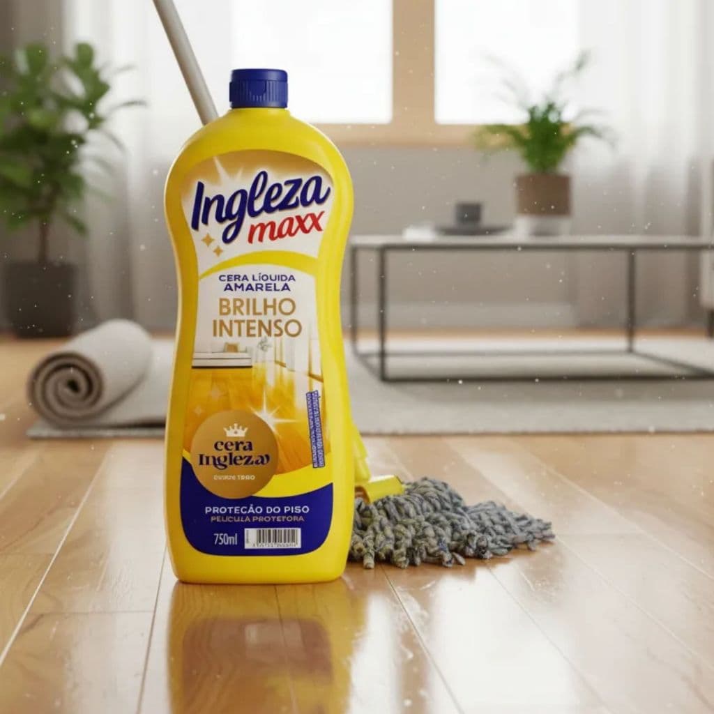 CERA LIQUIDA INGLEZA MAXX TRADICIONAL AMARELA 750ML