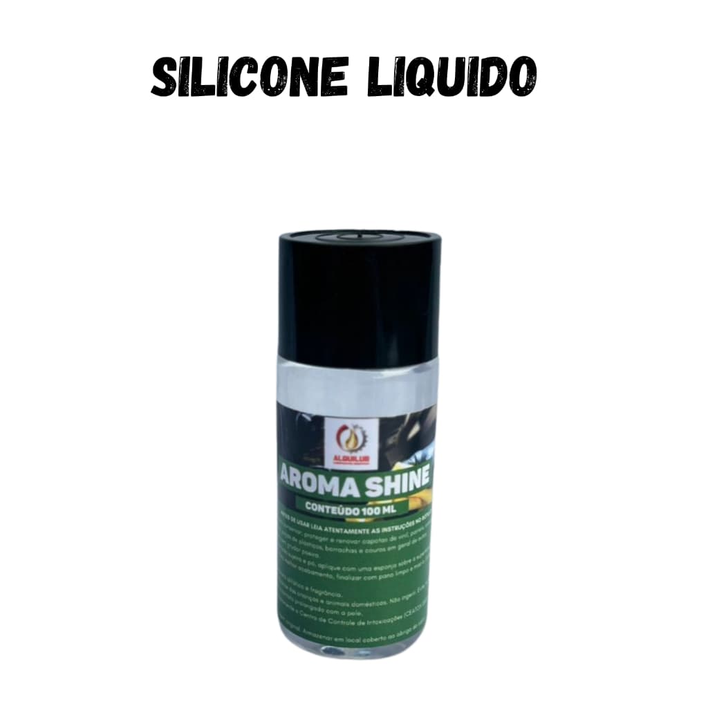 SILICONE LIQUIDO PERFUMADO AUTOMOTIVO 100 ML BRIILHO E PROTEÇÃO PARA VEICULOS