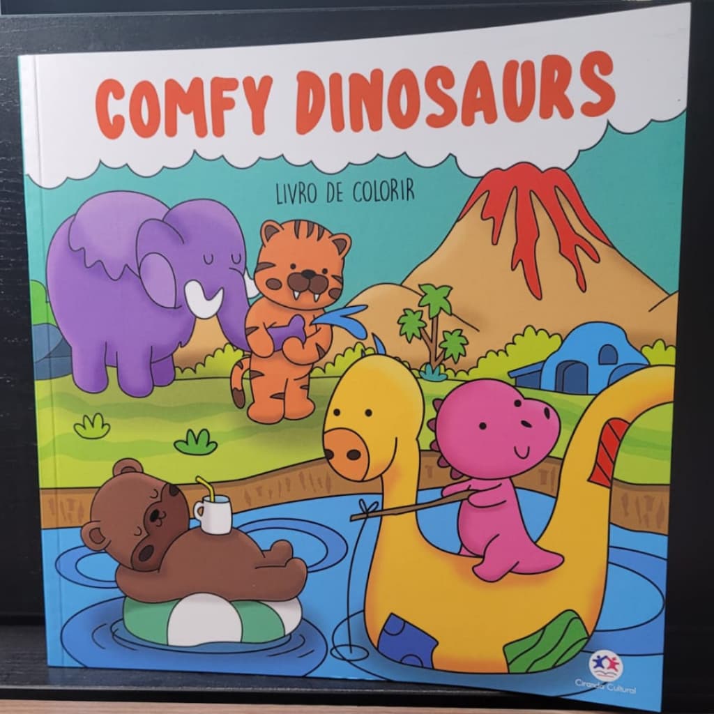 Livros Cute & Cute | Cute & Comfy Coloring Book for Adults - Bold Easy