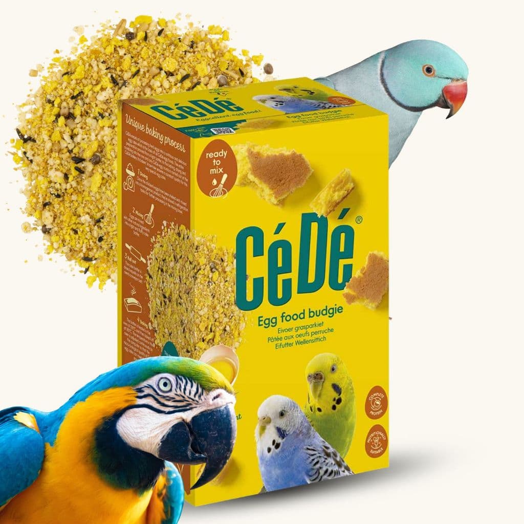 Calopsitas e Periquitos, Farinhada à base de Ovos 1kg - CéDé Budgie