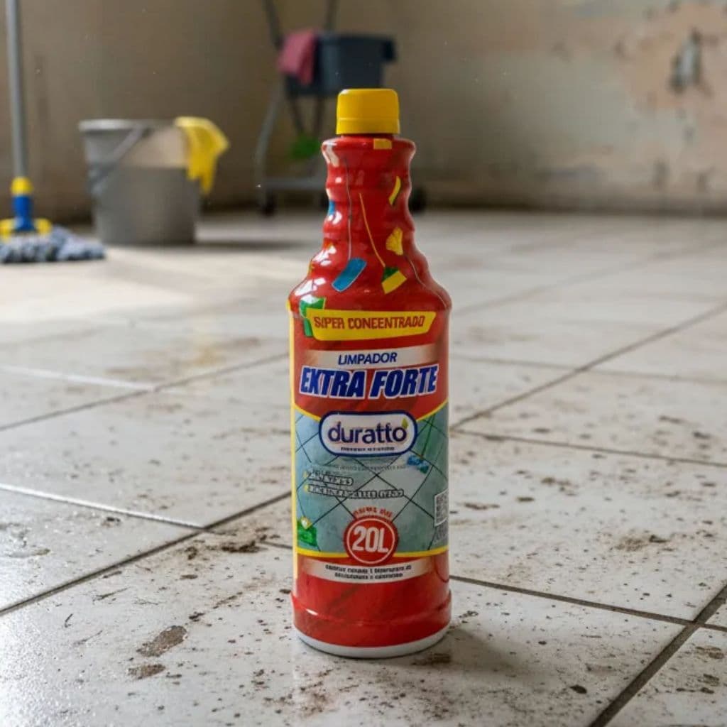 Limpador Extra Forte Duratto 1lt Para Pisos Cerâmicas Mármores Granitos Ardósia Granilites Lajotas