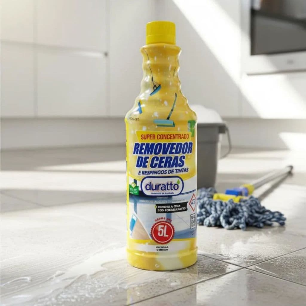Removedor De Cera De Porcelanato 1l Duratto Remove Tira A Película Protetora