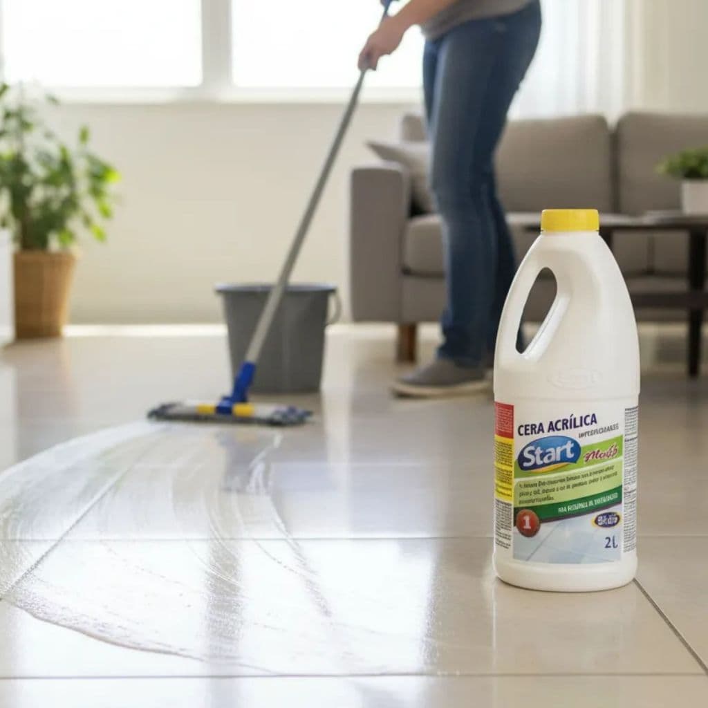 Cera Seladora Liquida Acrílica Start 2lt Incolor Brilho Super Intenso Proteção Tipo Película