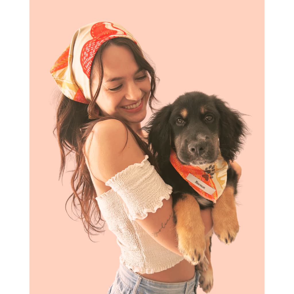 Bandana feminina + bandana PET