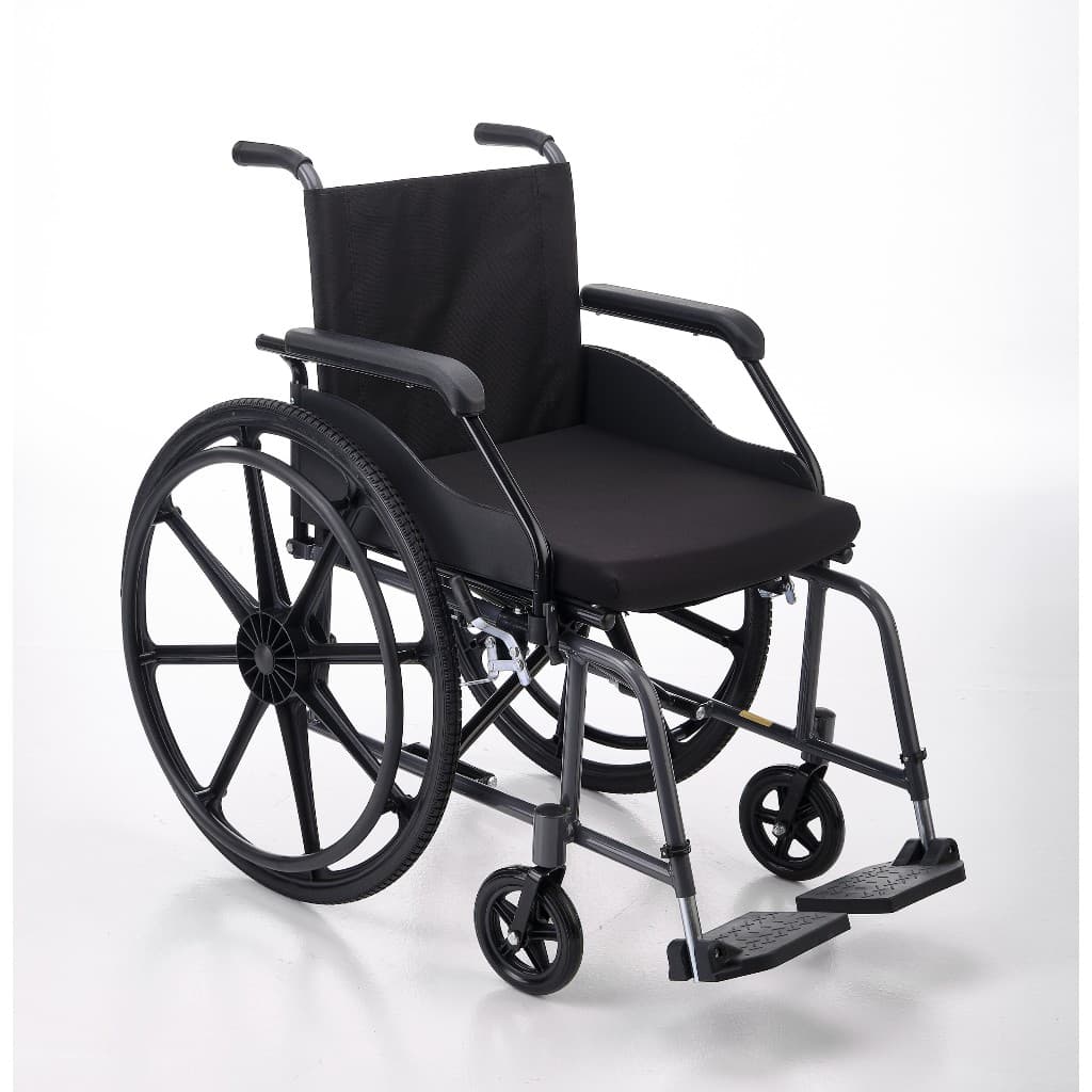 Cadeira de Rodas Semi Obeso Pneu Pu Antifuro 100kg Prolife