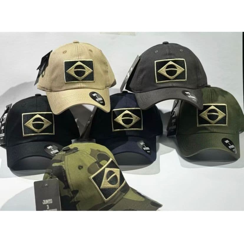 Bone  de Camuflagem Brasil Boné de Beisebol Bordado com Bandeira do Brasil  e dos EUA para Esportes e Caça