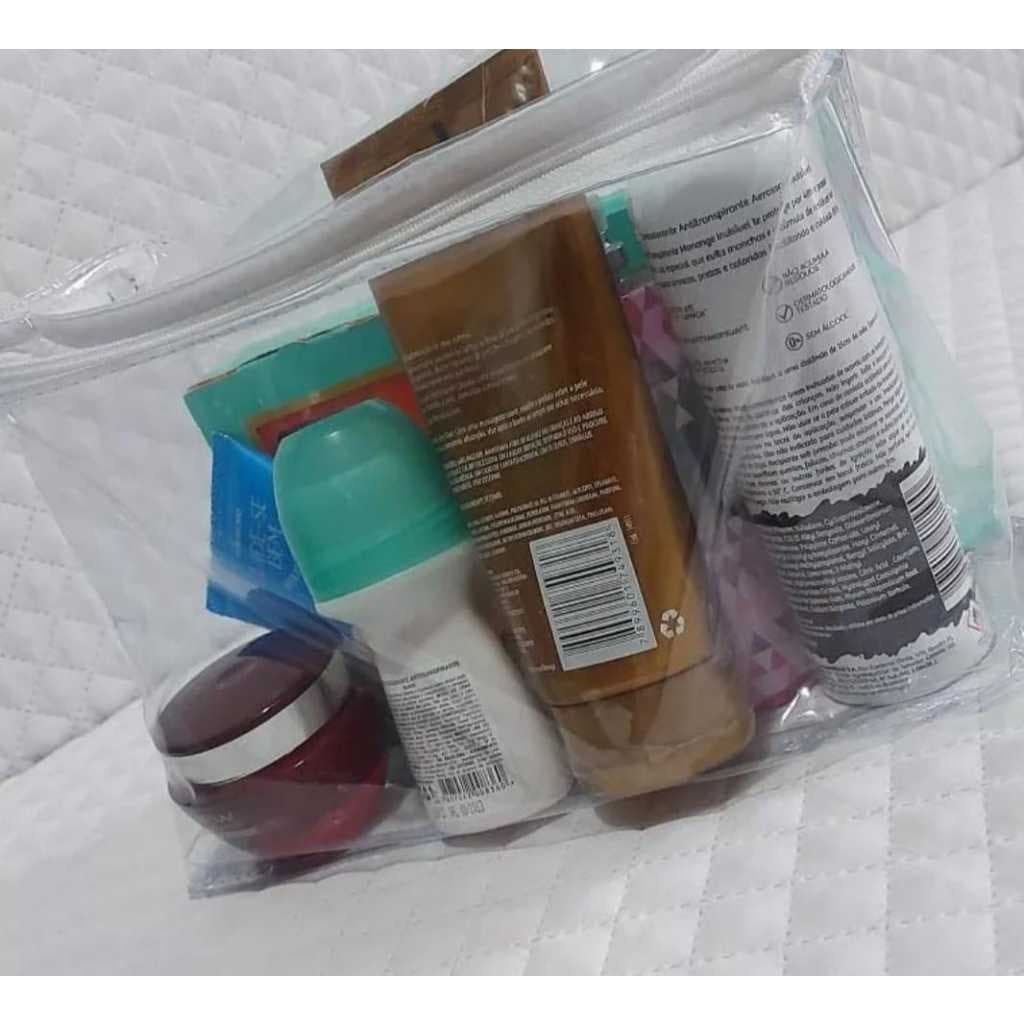 Kit 12 peças 25x27x10 embalagens com zíper.
