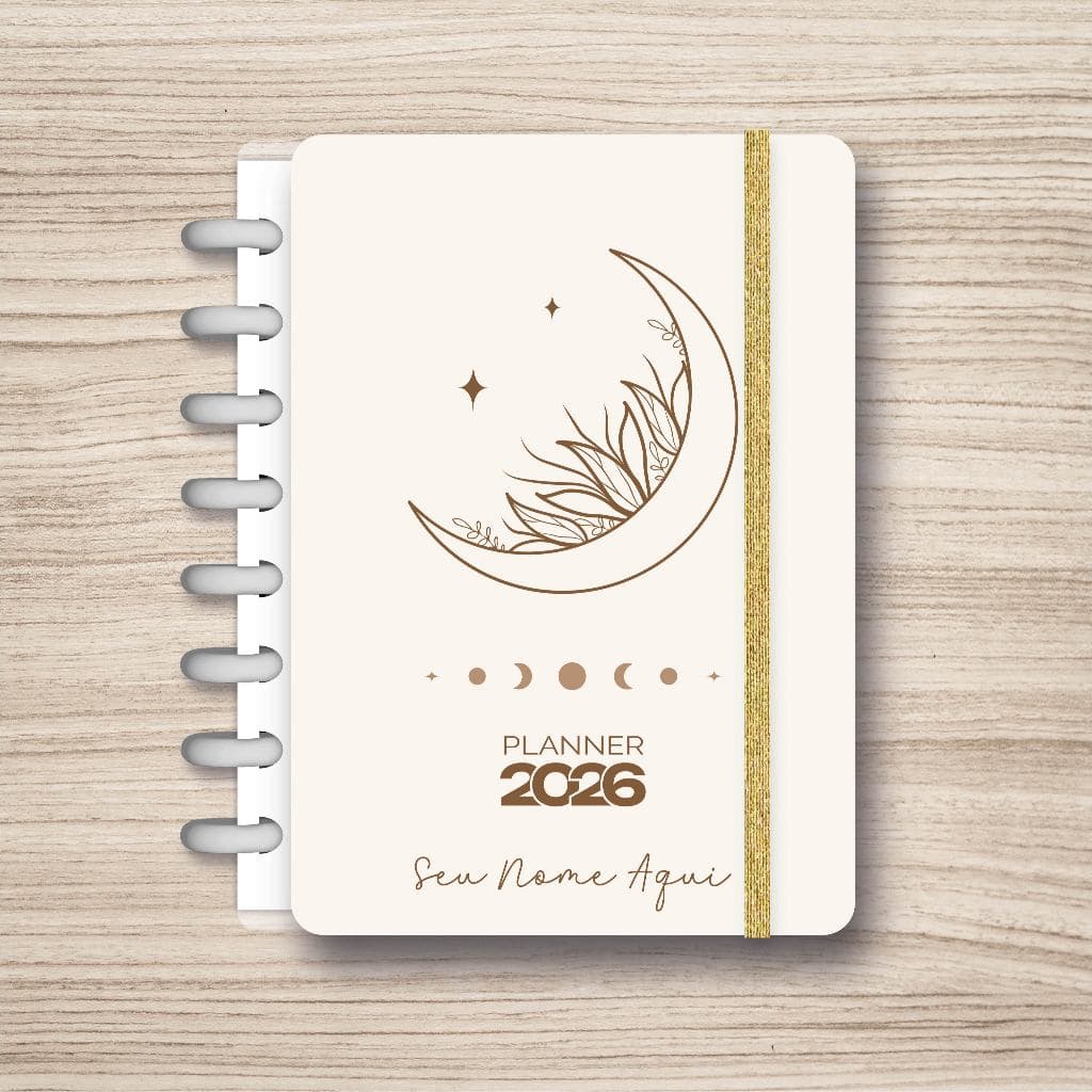 Planner 2026 com sistema de Discos Inteligente