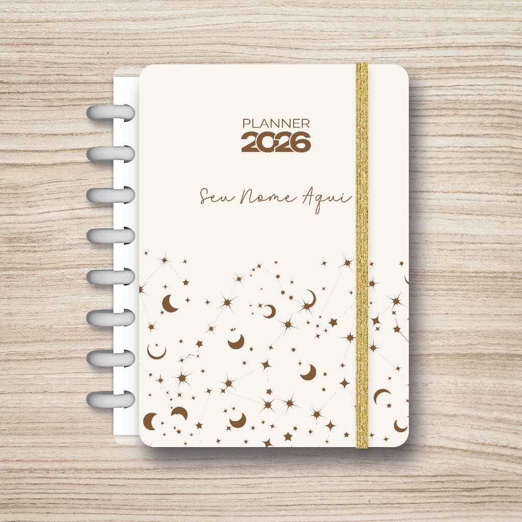 Planner 2026 com sistema de Discos Inteligente