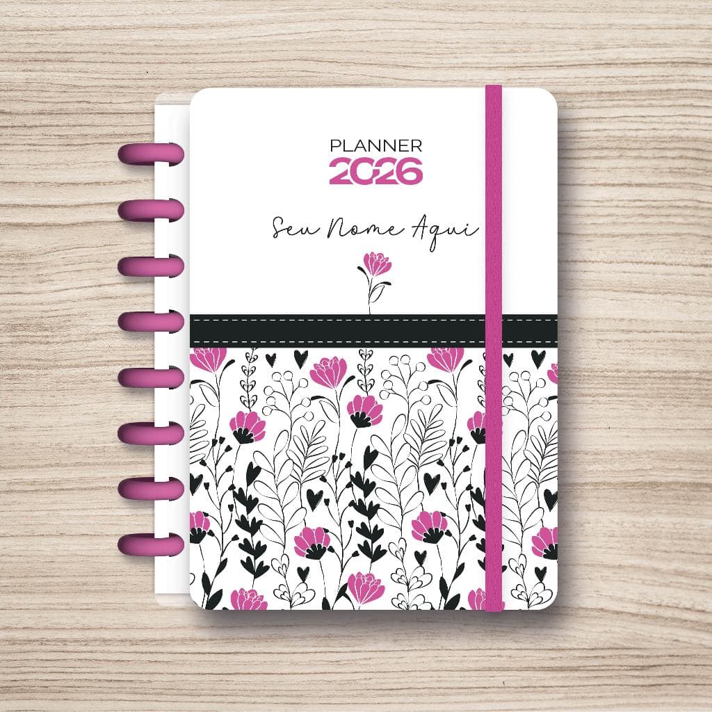 Planner 2026 com sistema de Discos Inteligente