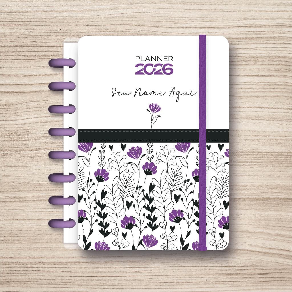 Planner 2026 com sistema de Discos Inteligente