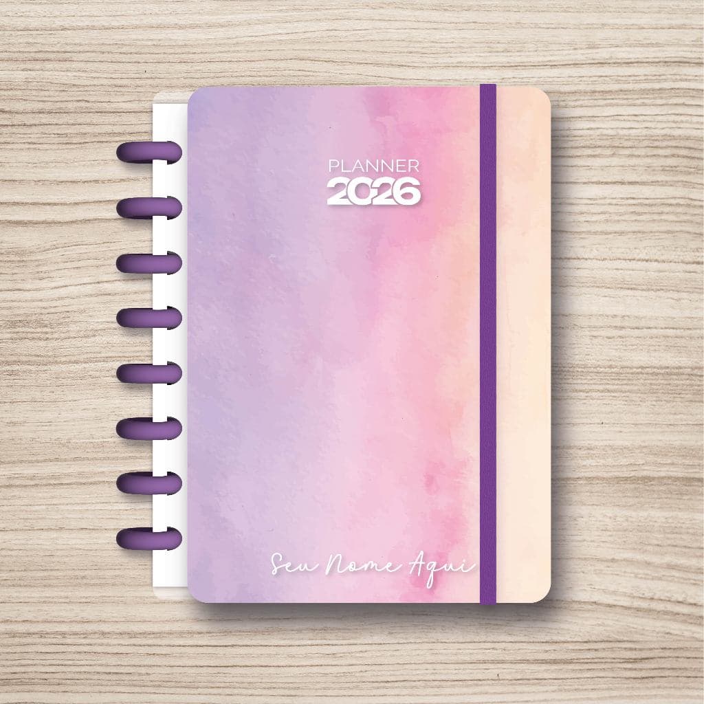 Planner 2026 com sistema de Discos Inteligente