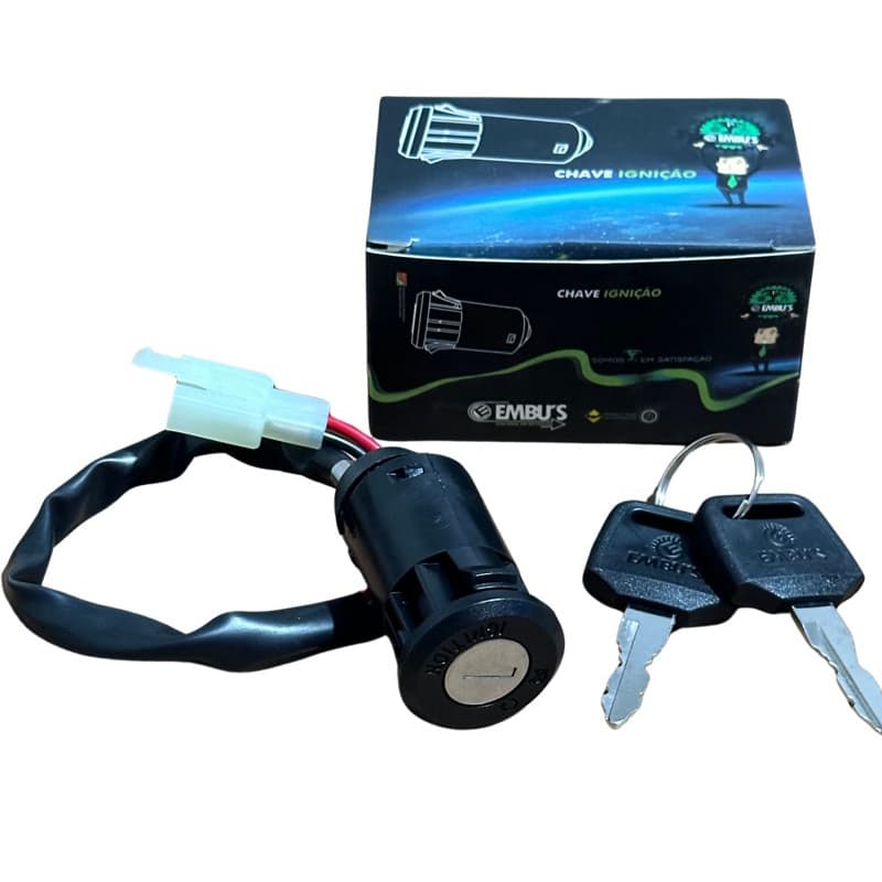 Chave de ignição para moto Titan 125 2002/2003 Fan 125 05/08.