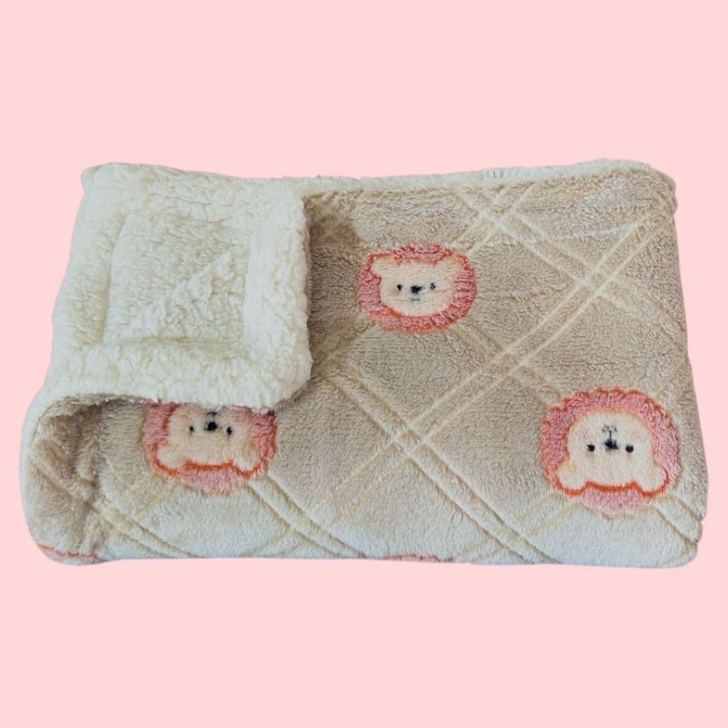 Coberdron Manta Sherpa Dupla Face Estampado Para Bebê