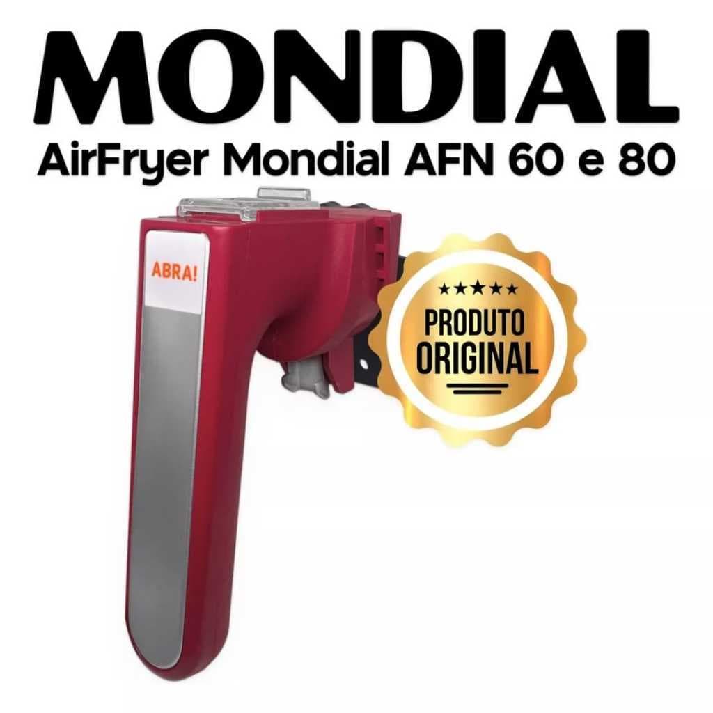 PUXADOR AIR FRYER VERMELHO AFN-60/ AFN-80 MONDIAL ORIGINAL COM PARAFUSO
