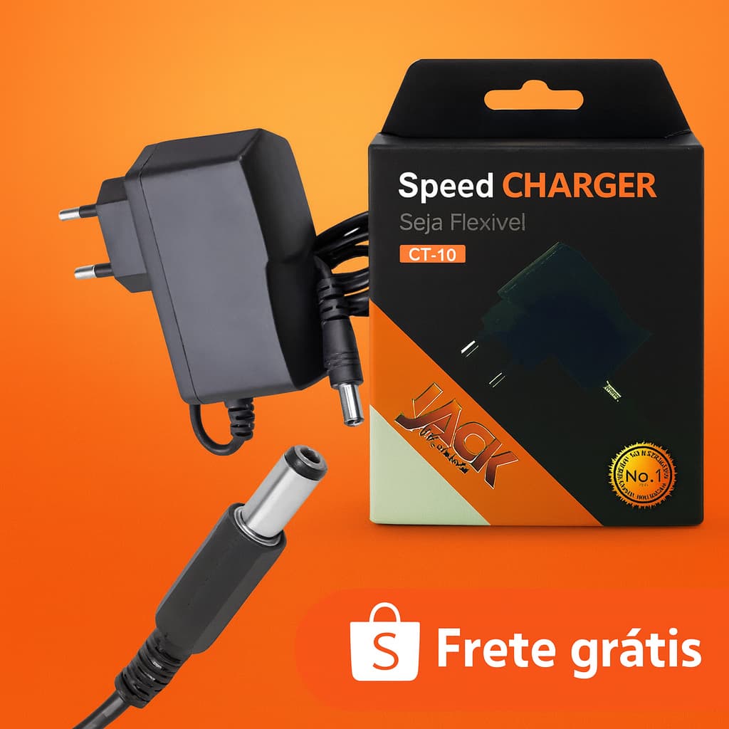Fonte 5V 2A Bivolt Plug P4 5.5mm Para TV Box Conversor Receptor