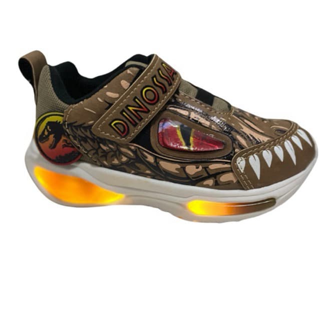 Tênis Infantil Led Min-pé MP2537 Tenis Infantil Led Aranha capivara dinossauro