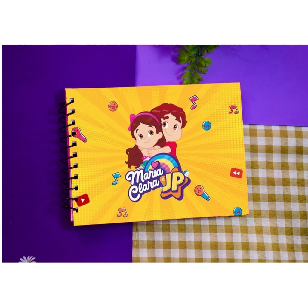 LIVRO DE COLORIR ANA CLARA E JP 50 PÁGINAS + ACETATO BRINDE | Desenho Pintura Terapia Anti Stress Infantil Adulto Oferta