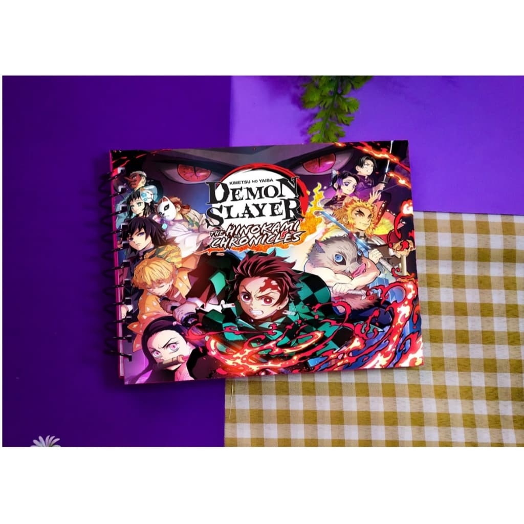 LIVRO DE COLORIR DEMON SLAYER + ACETATO BRINDE | Desenho Pintura Terapia Anti Stress Infantil Adulto Oferta