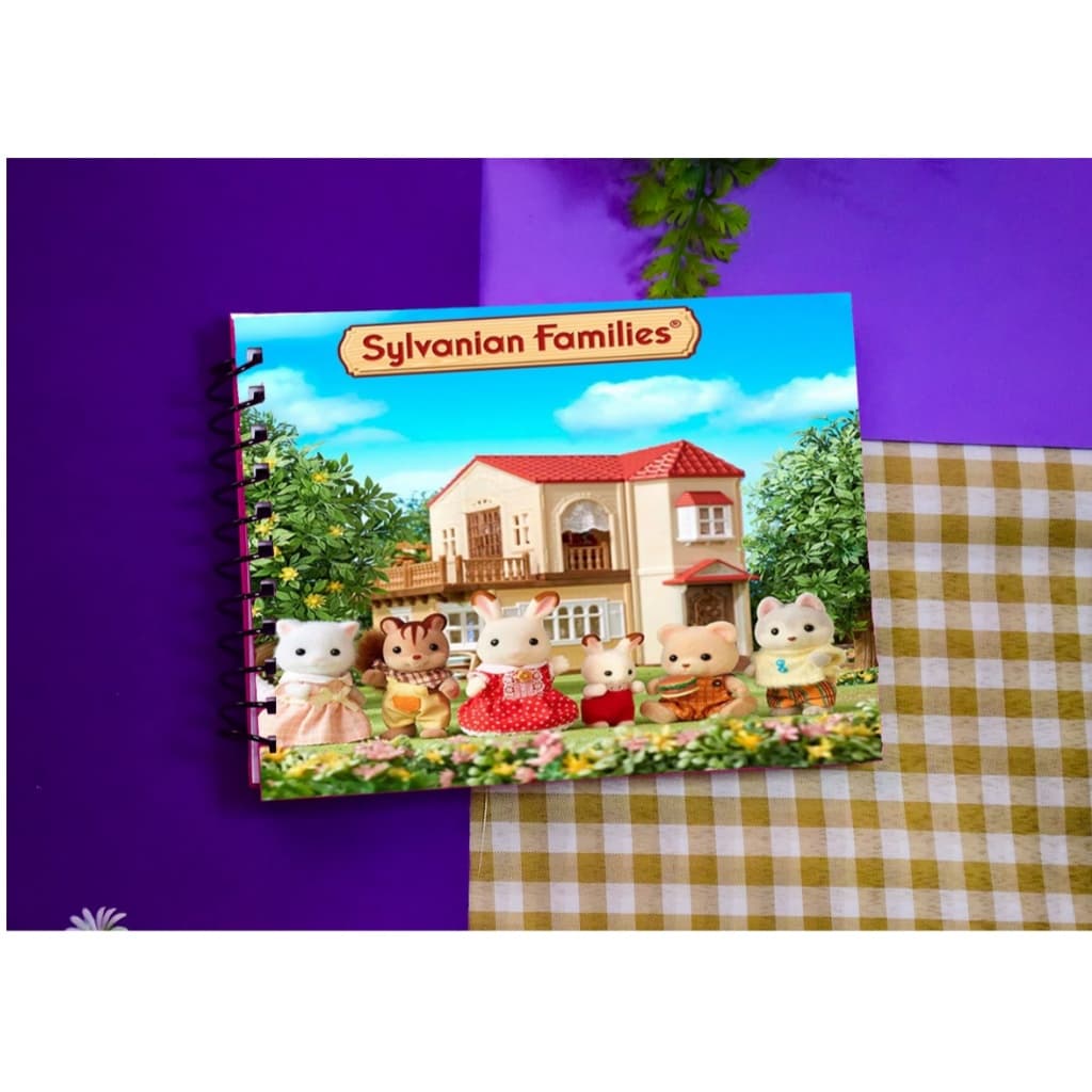 LIVRO DE COLORIR SYLVANIAN FAMILIE + ACETATO BRINDE | Desenho Pintura Terapia Anti Stress Infantil Adulto Oferta