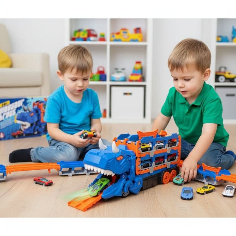 Carrinhos de Caminhão Dinossauro Caminhão Tubarão Perfeito para Brincadeiras- ENVIO IMEDIATO Promoção dia das criança