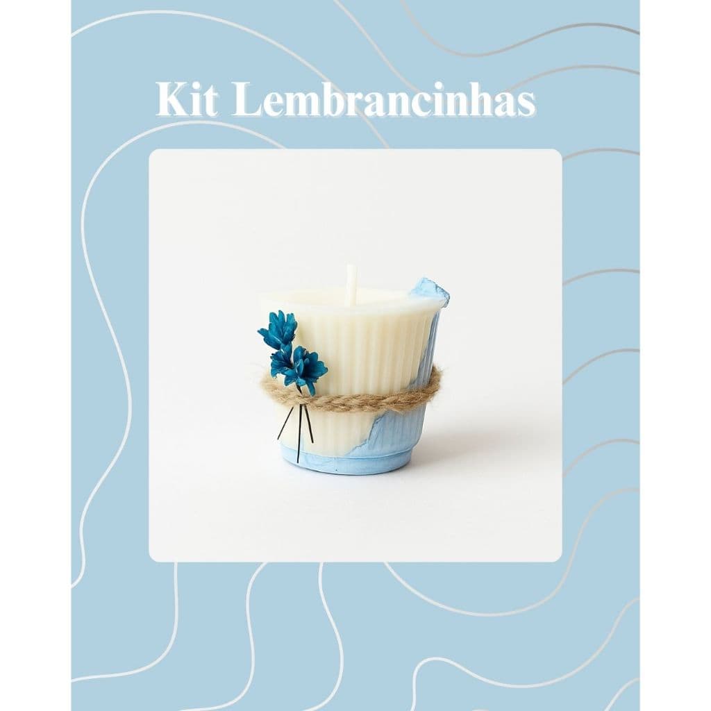 100 Velas lembrancinha com Gesso - Produto 100% Artesanal