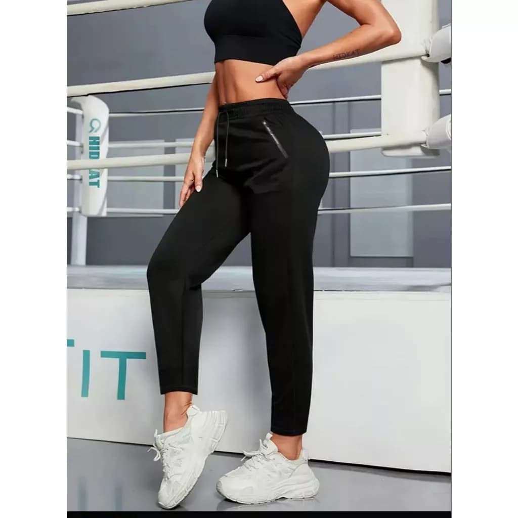 Calça Feminina Super Leve | Secagem Rápida | Toque Gelado | Alta Elasticidade l para Treino, Academia e Dia a Dia