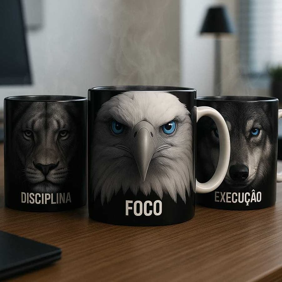Caneca_personalizada_Motivacional_Lobo_Leão_Águia_Para_Presente.