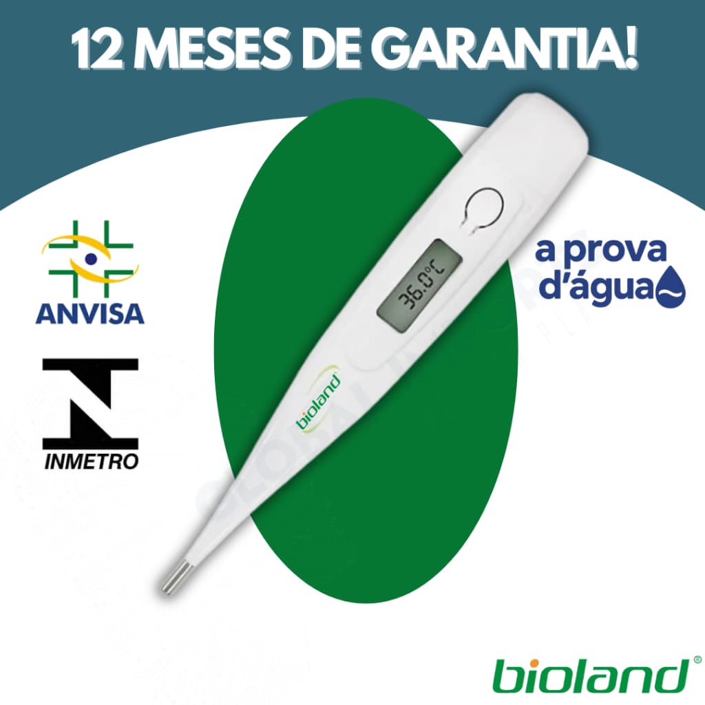 Termômetro Digital Bioland Profissional Menino Menina 1 Ano De Garantia