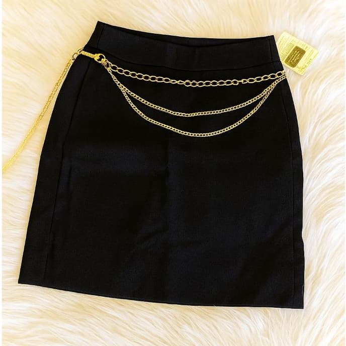 cinto de corrente dourada e prateada de cintura de corrente oca simples e versátil de moda feminina importado tendência