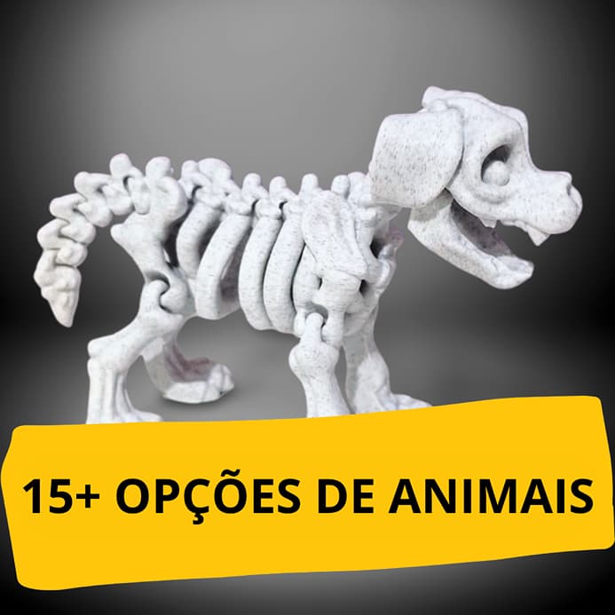 Animais Esqueletos Articulados - Diversos Modelos - Decoração de Halloween