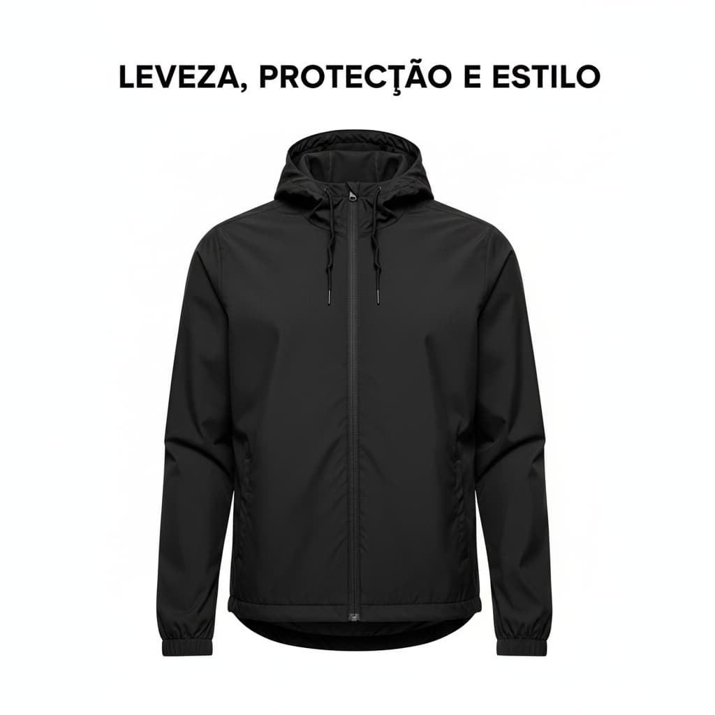 Corta Vento Impermeável Unissex Leve, Estiloso e Confortável